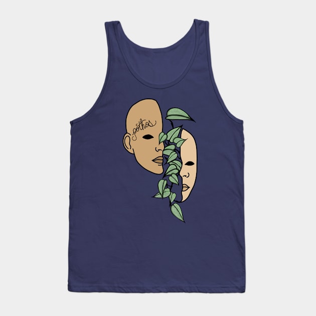 Pothos, House Plant Lover, Creepy and Weird Tank Top by Tenpmcreations